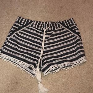 Striped comfy shorts